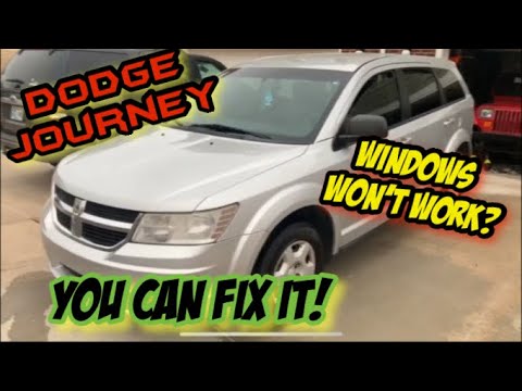 2012 dodge journey windows not working