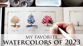 Watercolors I fell in love with in 2023!!🎨😍❤️