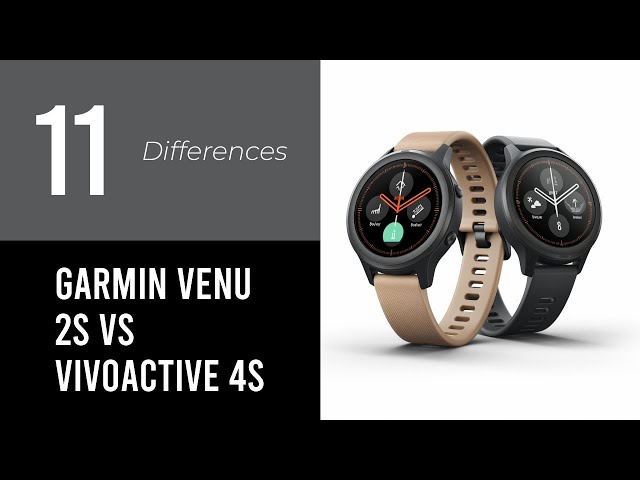 Garmin Venu vs Garmin Vivoactive 4S: What is the difference?