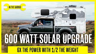 Solar Panel Install in Our Lance 825 Truck Camper | Rigid Solar Panels to Flexible Solar Panels