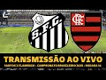 FLAMENGO X SANTOS AO VIVO DIRETO DA VILA BELMIRO - BRASILEIRÃO 2025 - 14a RODADA