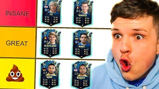 RANKING EVERY PRO LEAGUE TOTS ON FIFA 22! | Pro League Team of the Season Tier List...