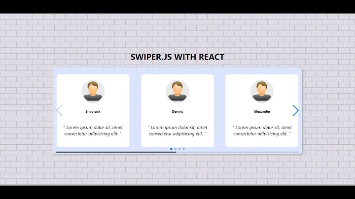 Swiperjs with React | Modern Touch Slider