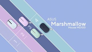 Compact, colorful and portable - ASUS Marshmallow Mouse MD100 | ASUS