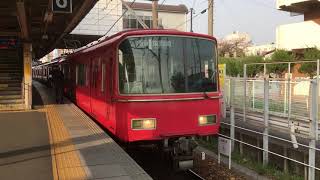 ［出帳運用‼️］名鉄6800系6827f＋6000系三河ワンマン車6042f、犬山駅発車