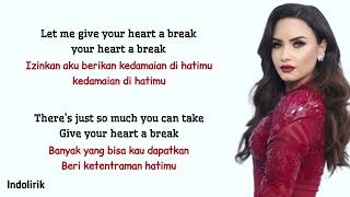 Demi Lovato - Give Your Heart a Break | Lirik Terjemahan Resimi