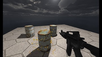 rg3d - 3D shooter tutorial #2 - End result