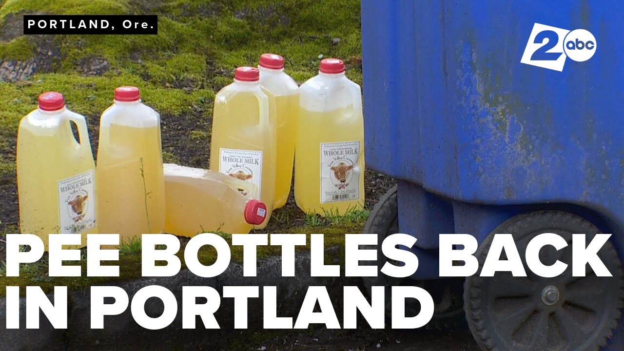 Urine bottles appear in another NE Portland recycling bin, leaving neighbors mystified