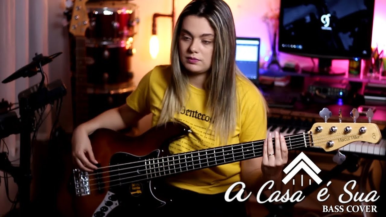 A Casa É Sua - Casa Worship || BASS COVER - Giane Rangel