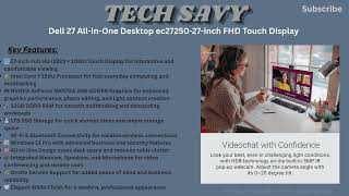 Dell 27 All-in-One EC27250 Review | Core 7, MX570A, 32GB RAM Desktop Worth It?