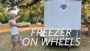 I TURNED THIS TRAILER INTO A FREEZER ON WHEELS (PART 1)