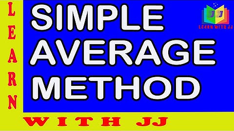 Simple Average Method