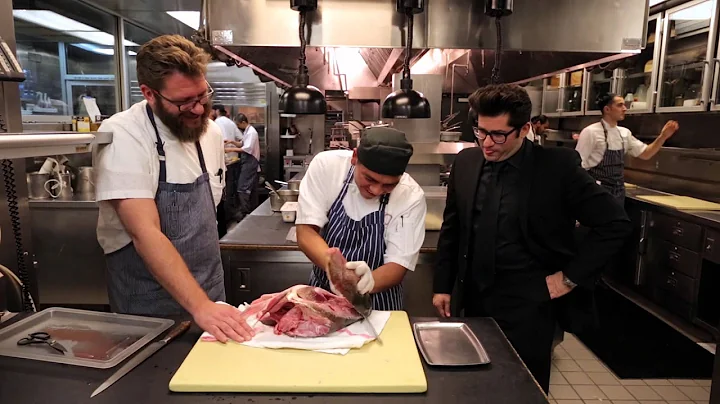 Michael Cimarusti Grills Fish Cheeks - Hanging wit...