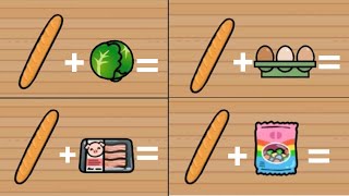 All Free Sandwhich Recipes in Toca Boca  | Toca Life World | Sherfunzone