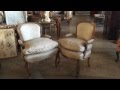 Pair of 19th Century Louis XV Carved Fauteuils Pair of 19th Century Louis XV Carved Fauteuils