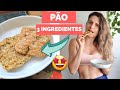 PÃO DE AVEIA DA MINHA DIETA PRA SECAR - COM 3 INGREDIENTES, FICA PRONTO EM 2 MINUTOS!!🤩🤩