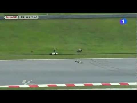 Accidente mortal de Marco Simoncelli - GP Malasia | D.E.P 23/10/2011