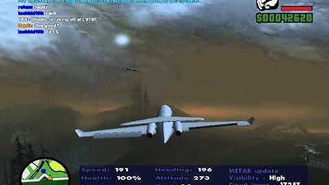 formation flying in samp pilot