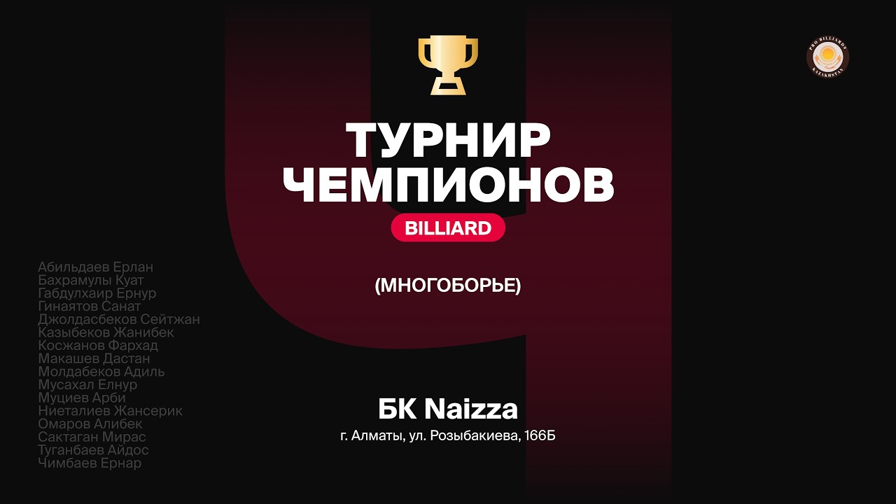 Молдабеков Адиль - Чимбаев Ернар | Турнир Чемпионов