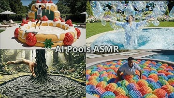 Which Pool Would You Swim In? | Satisfying and Soothing AI ASMR Pools