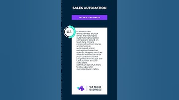 Sales Automation | | We Build Business Pt3 #shorts