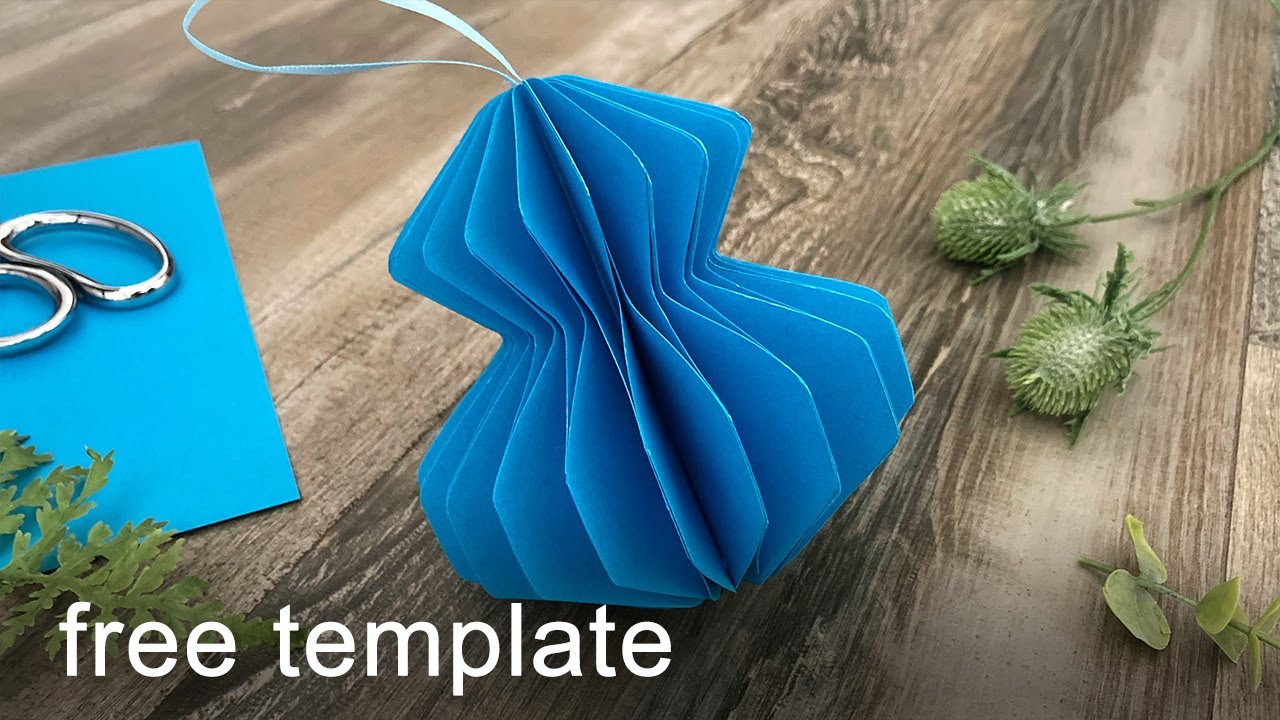 Handmade Christmas Tree Ornaments (Modern Collection) | DIY Honeycomb ...