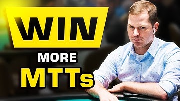How To DOMINATE Tournament Poker [Mid Stack Strategy]