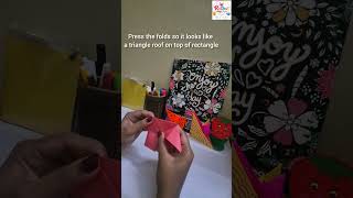 Little House Origami ✨️🏠#PaperHouse #LittleHouseCraft #OrigamiForKids#PaperCrafts #DIYForKids