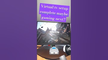 I finally got my virtual TV set up in Unity for my Meta Quest 3🤩 I