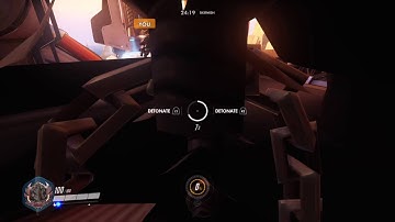 Overwatch: Watchpoint Gibraltar Junkrat Map Glitch