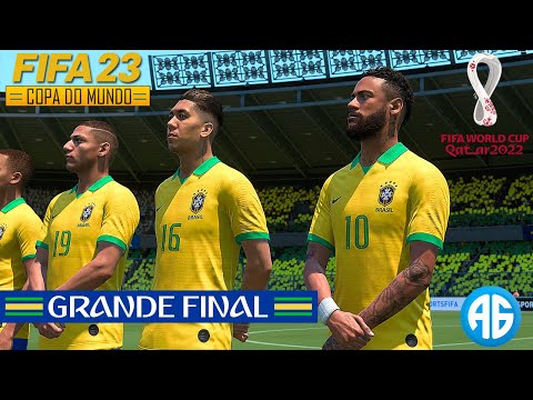 FIFA 23 - SIMULEI A COPA DO MUNDO QATAR 2022 COM UMA FINAL