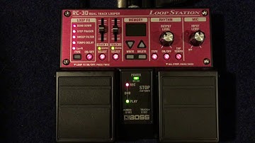 Boss RC30 looper simple pedal mode
