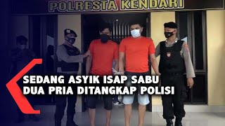 Sedang Asyik Isap Sabu Dua Pria Ditangkap Polisi