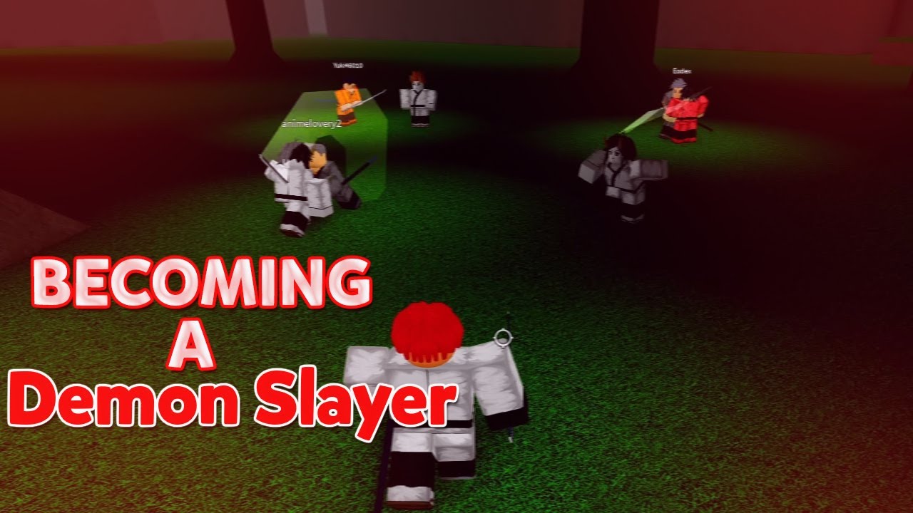 How To Become A Demon Slayer L Demon Journey L Roblox Youtube