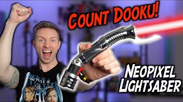 NEW! Count Dooku Neopixel Lightsaber is Epic! (Artsabers)