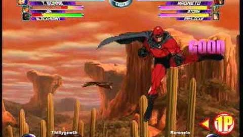 MvC2 Online (360): Thillygewth (Jin/Tron/BH) vs Brett (MSP) 1 .:3.12.10:.