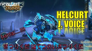 Helcurt ice scythe japanese voice & quote