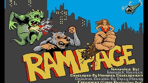 Rampage Review for the Commodore Amiga by John Gage