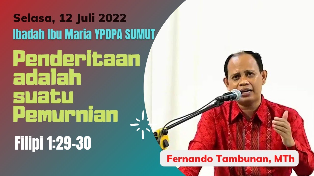 Penderitaan Adalah Suatu Pemurnian ‼️Filipi 1:29-30