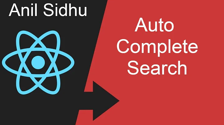 React project tutorial # Search Auto Complete