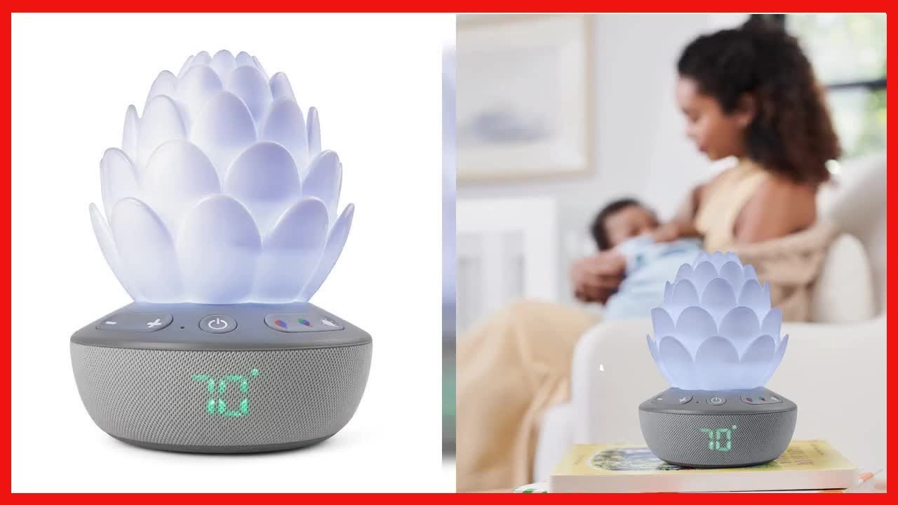 Skip Hop Baby Sound Machine, Cry Activated, Succulent Glow Soother