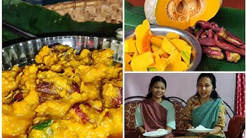 Doh masi  tyrkhong bad pathaw | smoked beef and pumpkin curry | pathaw bad doh masi tyrkhong 