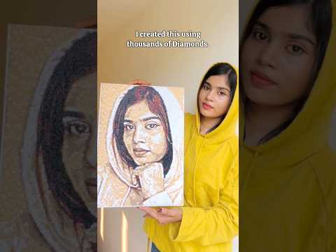 Create Your Custom Diamond Painting with @qbrix-world #diy #painting #shorts #artist