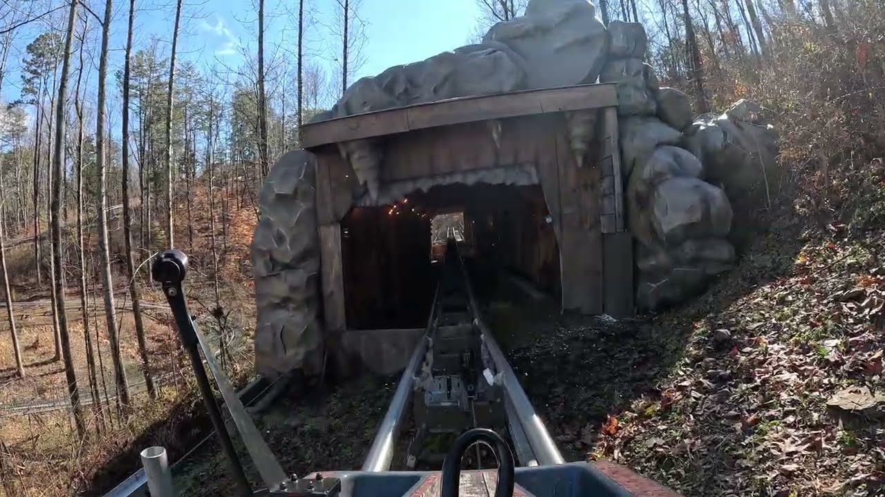 Lost Mine Mountain Coaster at Pigeon Forge #pigeonforge #mountaincoaster 