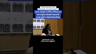 Jury Clears LAPD Officer In Wrongful Death Lawsuit Over Girl’s Fatal Shooting