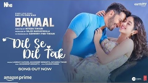 Dil Se Dil Tak (Video) Bawaal [Varun, Janhvi | Akashdeep, Laqshay, Kausar, Suvarna | Sajid N, Nitesh