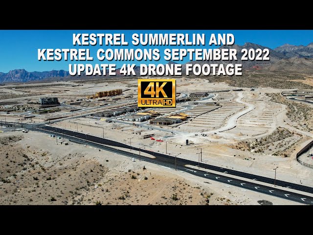 Kestrel Summerlin and Kestrel Commons Summerlin September 2022 Update 4K Drone Footage