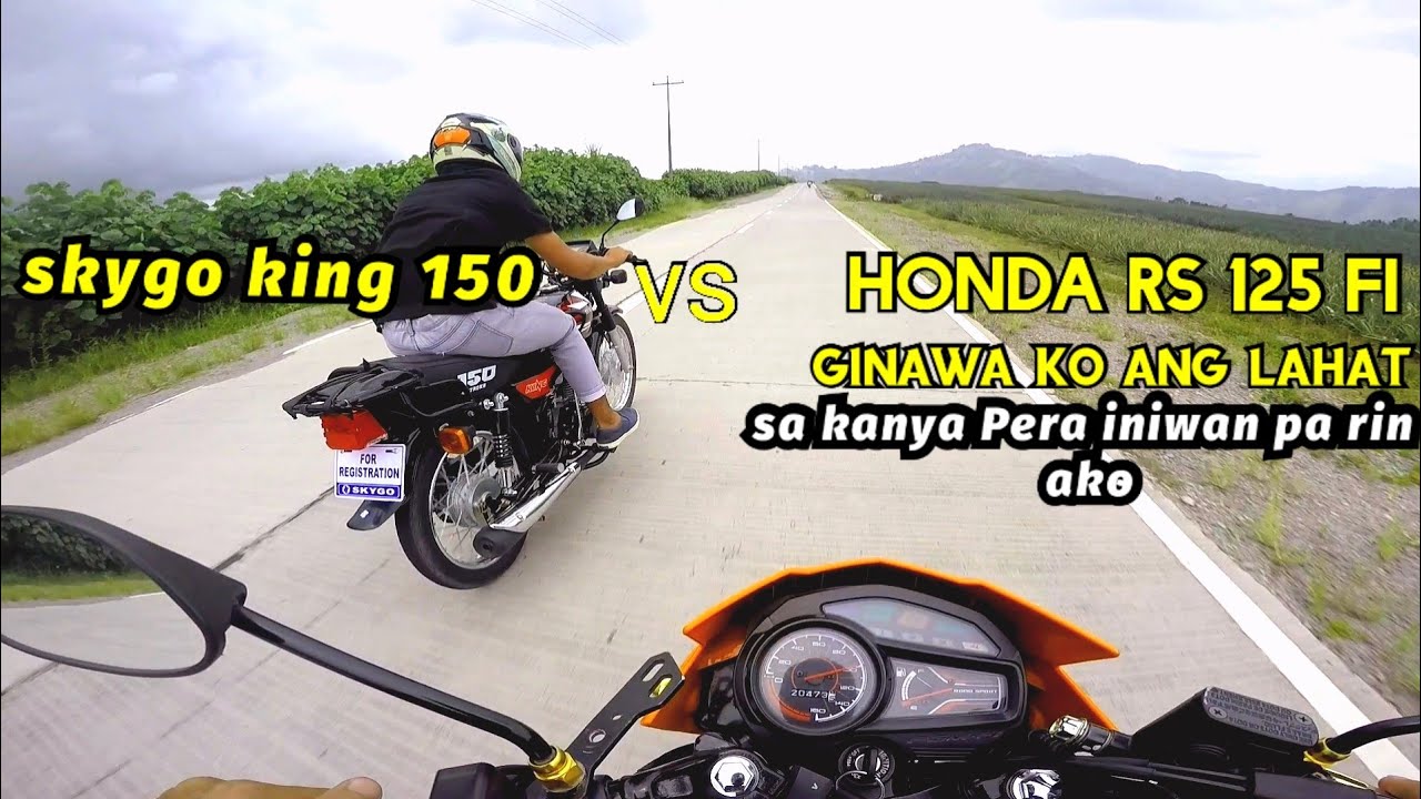 Honda RS 125 fi vs skygo king 150