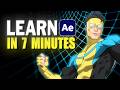 Learn after effects in 7 minutes - Easy Beginner Tutorial