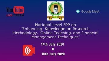 National Level FDP - Session 4 (Online Teaching using Open Educational Resources)